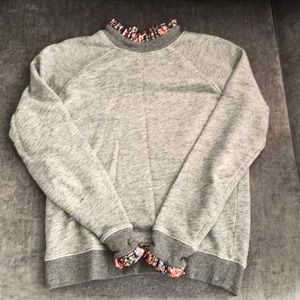 J Crew XXS grey sweater fits XS and S as well